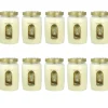 Palais du Rosaire Lot de 10 Bougies de dévotion 3 jours Notre Dame de Lourdes^ Bougie De Dévotion