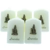 Palais du Rosaire Lot de 5 Bougies religieuses de Lourdes 7cm^ Bougie De Dévotion