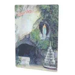 Palais du Rosaire Lot de 2 cartes postales bidimensionnelles de l'Apparition de Lourdes^ Carte Postale De Lourdes