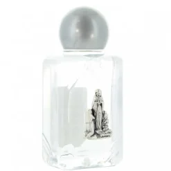 Palais du Rosaire Lot de 5 Flacons en plastique 45ml d'eau de Lourdes illustré avec l' Apparition^ Flacon Eau De Lourdes