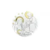 Palais du Rosaire Magnet adhésif de la Nativité ronde en aluminium^ Décoration De Noël | Magnet