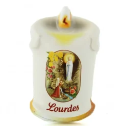 Palais du Rosaire Magnet bougie de Lourdes^ Magnet