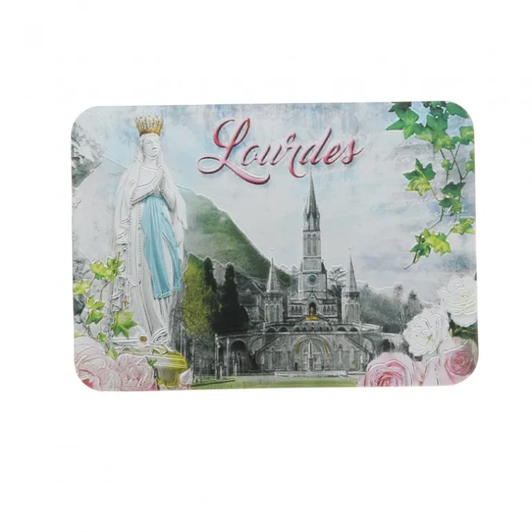 Palais du Rosaire Magnet double faces Notre Dame de Lourdes Sanctuaire^ Magnet