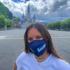 Palais du Rosaire Masque en tissu réutilisable avec l'inscription Lourdes^ Accessoire