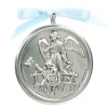 Palais du Rosaire Médaille de berceau bleue de l'Ange gardien^ Baptême | Médaille De Berceau