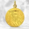 Palais du Rosaire Médaille de la Vierge Couronnée en or 18 carats de 20 mm^ Médaille Et Croix Or | Médaille De La Vierge