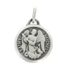Palais du Rosaire Médaille en argent de Saint-Michel de 16mm avec Gravure Personnalisée^ Médaille Et Croix Argent