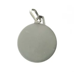 Palais du Rosaire Médaille en argent d'un Ange avec une Colombe 16mm avec Gravure Personnalisée^ Médaille Et Croix Argent