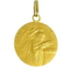 Palais du Rosaire Médaille en or 18 carats de Sainte Rita 15mm^ Médaille De Saint | Médaille Et Croix Or