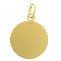 Palais du Rosaire Médaille en Or 18 Carats de la Vierge priante 18mm avec Gravure Personnalisée^ Baptême | Médaille De La Vierge