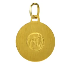 Palais du Rosaire Médaille en Or 9 carats de Saint Christophe 14mm et 1,48g^ Médaille Et Croix Or