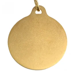 Palais du Rosaire Médaille en Or 9 carats Esprit Saint 20mm avec Gravure Personnalisée^ Baptême | Communion