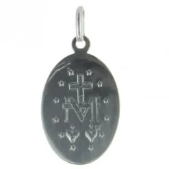 Palais du Rosaire Médaille Miraculeuse en Argent poli 20mm^ Médaille Et Croix Argent
