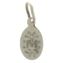 Palais du Rosaire Médaille Miraculeuse en Métal Argenté 11mm^ Médaille Et Croix Métal