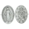 Palais du Rosaire Médaille Miraculeuse pour porte ou maison 7x10cm en laiton^ Médaille Et Croix Métal | Médaille Murale