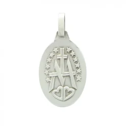 Palais du Rosaire Médaille Miraculeuse style moderne en métal 22 mm^ Médaille Miraculeuse | Médaille Et Croix Métal