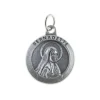 Palais du Rosaire Médaille métal de l'Apparition de Lourdes et portrait de Bernadette.^ Médaille Et Croix Métal