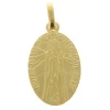 Palais du Rosaire Médaille Plaqué Or Notre-Dame d'Artiguelongue^ Médaille De La Vierge | Médaille Et Croix Plaqué Or