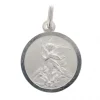Palais du Rosaire Médaille Saint Michel en argent 16 mm^ Médaille Et Croix Argent