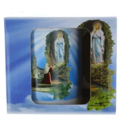 Palais du Rosaire Mug Apparition de Lourdes en boîte décorée^ Vaisselle De Lourdes