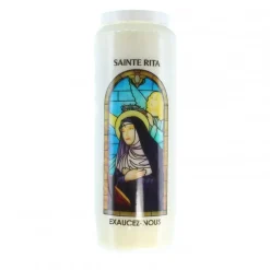 Palais du Rosaire Neuvaine de Sainte Rita avec prières^ Bougie Neuvaine