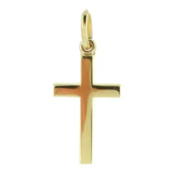 Palais du Rosaire Pendentif croix Plaqué Or^ Croix En Pendentif | Médaille Et Croix Plaqué Or