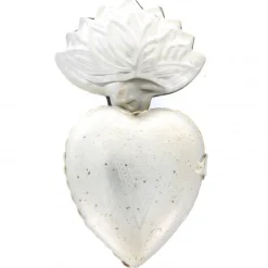 Palais du Rosaire Pendentif Ex-voto argenté 8,5 cm^ Ex-Voto