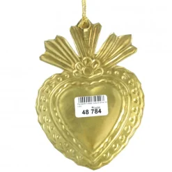 Palais du Rosaire Pendentif Ex-voto en métal doré^ Ex-Voto