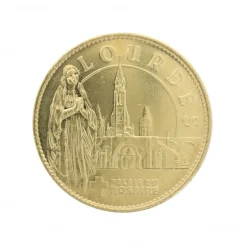 Palais du Rosaire Pièce Souvenir de Notre Dame de Lourdes et l'Apparition 35mm^ Monnaie Et Billet