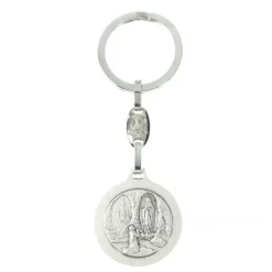 Palais du Rosaire Porte clé Ange Gardien et Apparition de Lourdes 30mm^ Porte-Clés