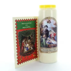 Palais du Rosaire Set Bougie et livret neuvaine Nativité, Joyeux Noël^ Décoration De Noël