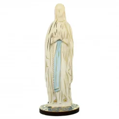 Palais du Rosaire Silhouette de Notre Dame de Lourdes de 14cm^ Cadre Religieux | Statue De Notre Dame De Lourdes