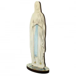 Palais du Rosaire Silhouette de Notre Dame de Lourdes de 14cm^ Cadre Religieux | Statue De Notre Dame De Lourdes