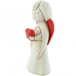 Palais du Rosaire Statue Ange en résine patinée 10cm^ Statue Ange