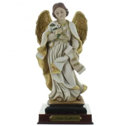 Palais du Rosaire Statue Ange Gabriel en résine 15cm^ Autres Statues De Saints | Statue Ange