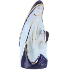 Palais du Rosaire Statue Apparition de Lourdes en porcelaine colorée 12 cm^ Statue De Notre Dame De Lourdes
