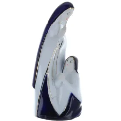 Palais du Rosaire Statue Apparition de Lourdes en porcelaine colorée 17 cm^ Statue De Notre Dame De Lourdes