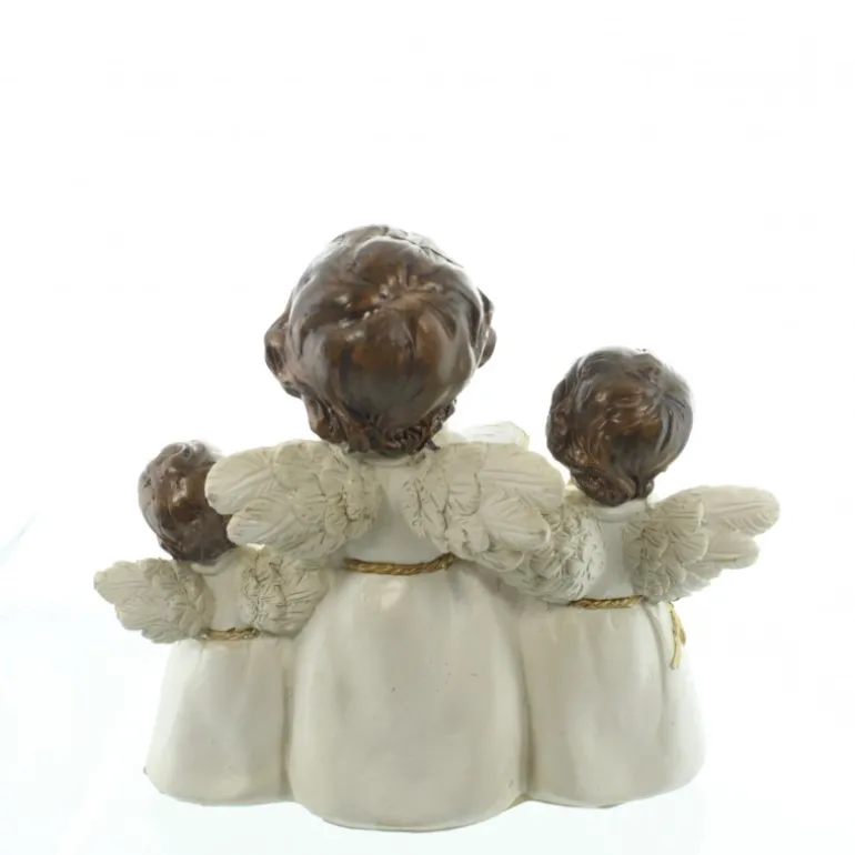Palais du Rosaire Statue de 3 anges décorés de 16cm en résine^ Statue Ange