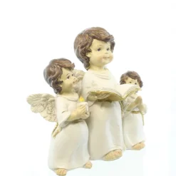 Palais du Rosaire Statue de 3 anges décorés de 16cm en résine^ Statue Ange