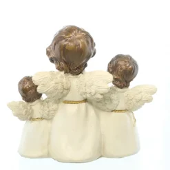 Palais du Rosaire Statue de 3 anges décorés de 16cm en résine^ Statue Ange