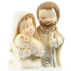 Palais du Rosaire Statue de la Saint Famille de 4cm en résine^ Crèche | Statue De La Sainte Famille