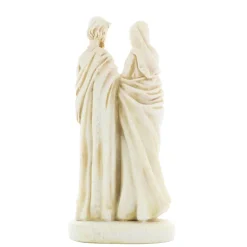 Palais du Rosaire Statue de la Sainte Famille en pierre et résine de 17cm^ Statue De La Sainte Famille