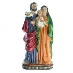 Palais du Rosaire Statue de la Sainte Famille de 20cm en résine^ Statue De La Sainte Famille