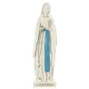 Palais du Rosaire Statue de la Vierge de Lourdes Blanche et Bleu de 10 cm en résine^ Statue De Notre Dame De Lourdes