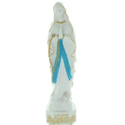 Palais du Rosaire Statue de la Vierge Marie lumineuse à pile en résine 31cm^ Statue Lumineuse