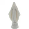 Palais du Rosaire Statue de la Vierge Miraculeuse en albâtre blanche 17 cm^ Statue Vierge Miraculeuse
