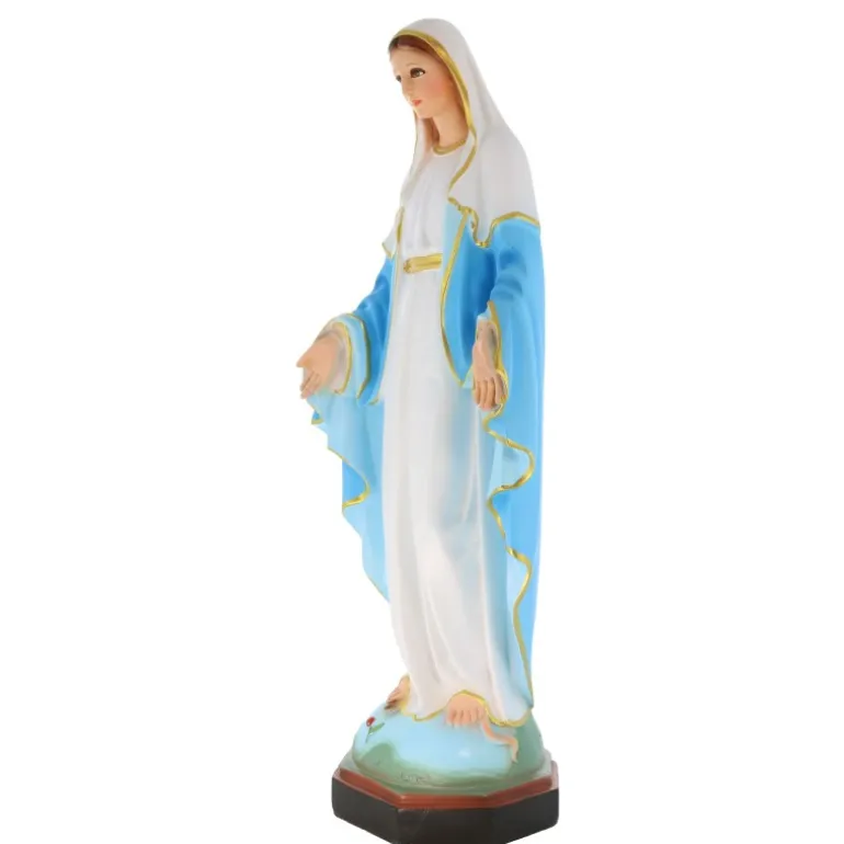 Palais du Rosaire Statue de la Vierge Miraculeuse en résine de 40cm^ Statue Vierge Miraculeuse