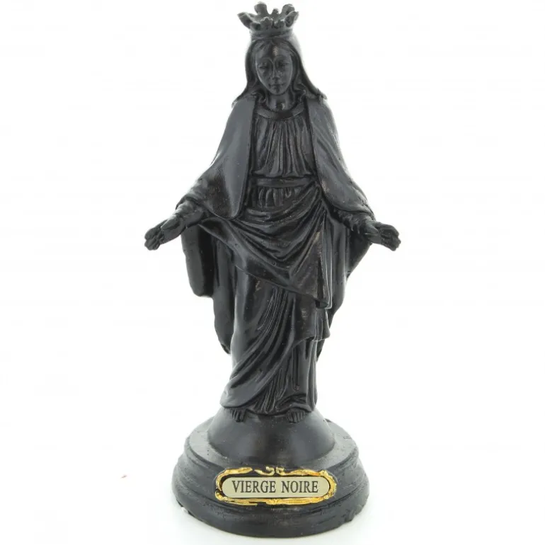 Palais du Rosaire Statue de la Vierge Noire de 12cm en résine^ Autres Statues De La Vierge