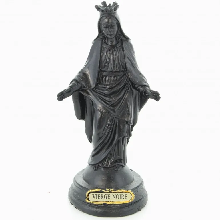 Palais du Rosaire Statue de la Vierge Noire de 12cm en résine^ Autres Statues De La Vierge