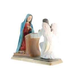 Palais du Rosaire Statue de l'Annonciation à Marie 20cm en résine^ Statue Ange | Autres Statues De La Vierge